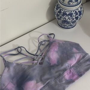 Purple Tie-Dye Women's Bralette